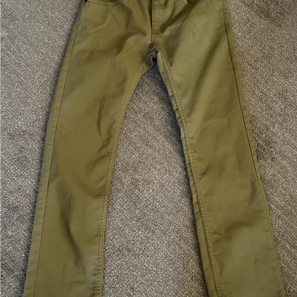 Levi's 511 16 Reg 28/28 Olive Green Pants